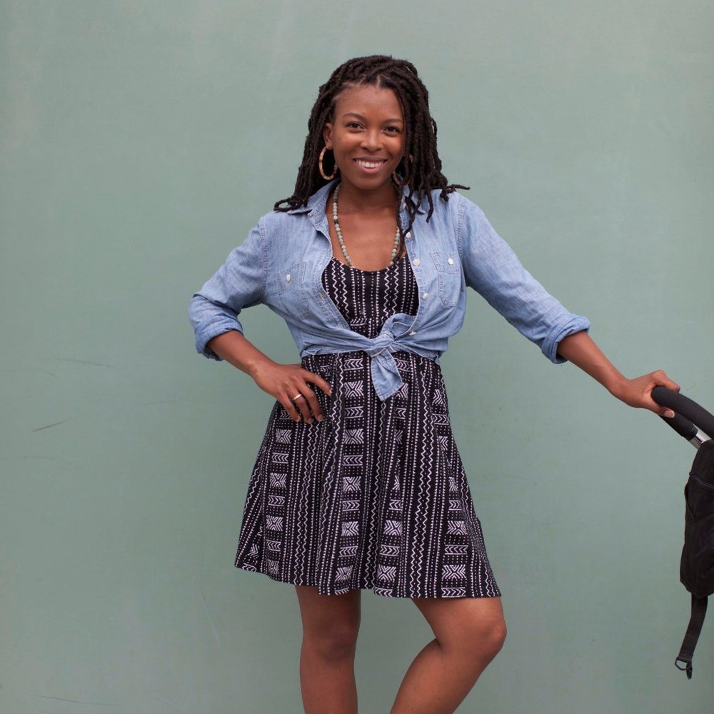 Known Supply Babydoll Mudcloth Print Dress M